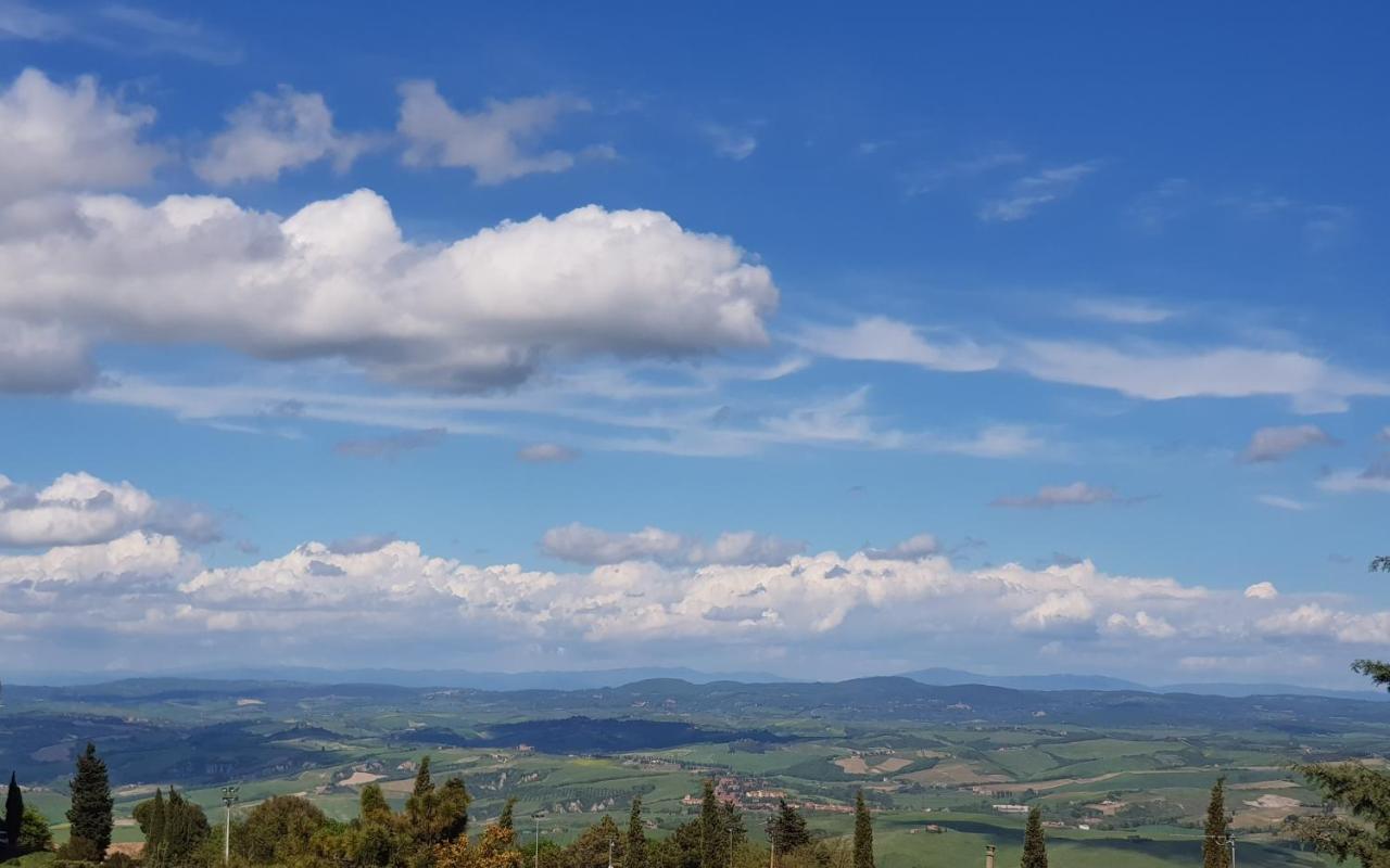 Casa Per L'Osticcio Vista Sulla Val D'Orcia Appartement Montalcino Buitenkant foto