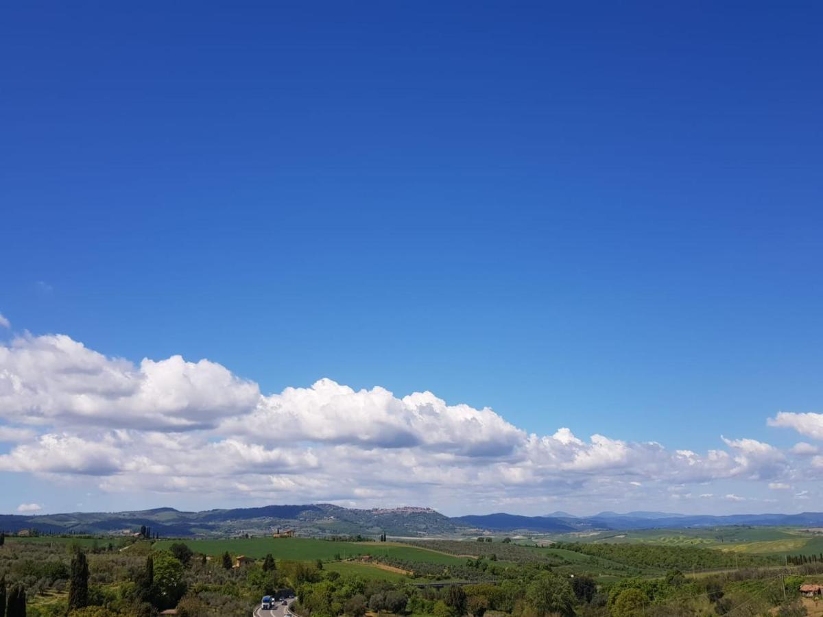 Casa Per L'Osticcio Vista Sulla Val D'Orcia Appartement Montalcino Buitenkant foto