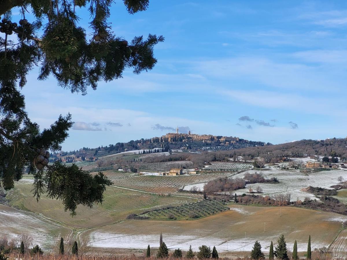 Casa Per L'Osticcio Vista Sulla Val D'Orcia Appartement Montalcino Buitenkant foto