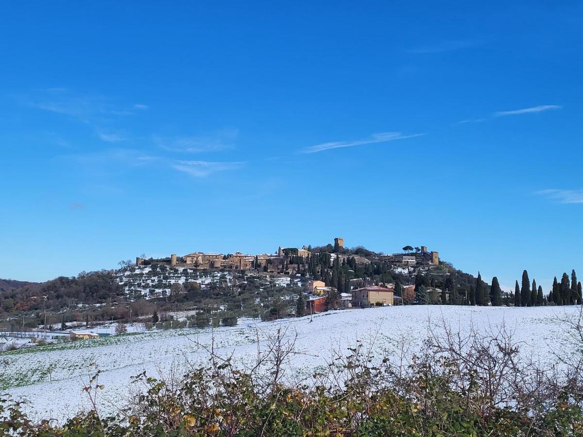 Casa Per L'Osticcio Vista Sulla Val D'Orcia Appartement Montalcino Buitenkant foto