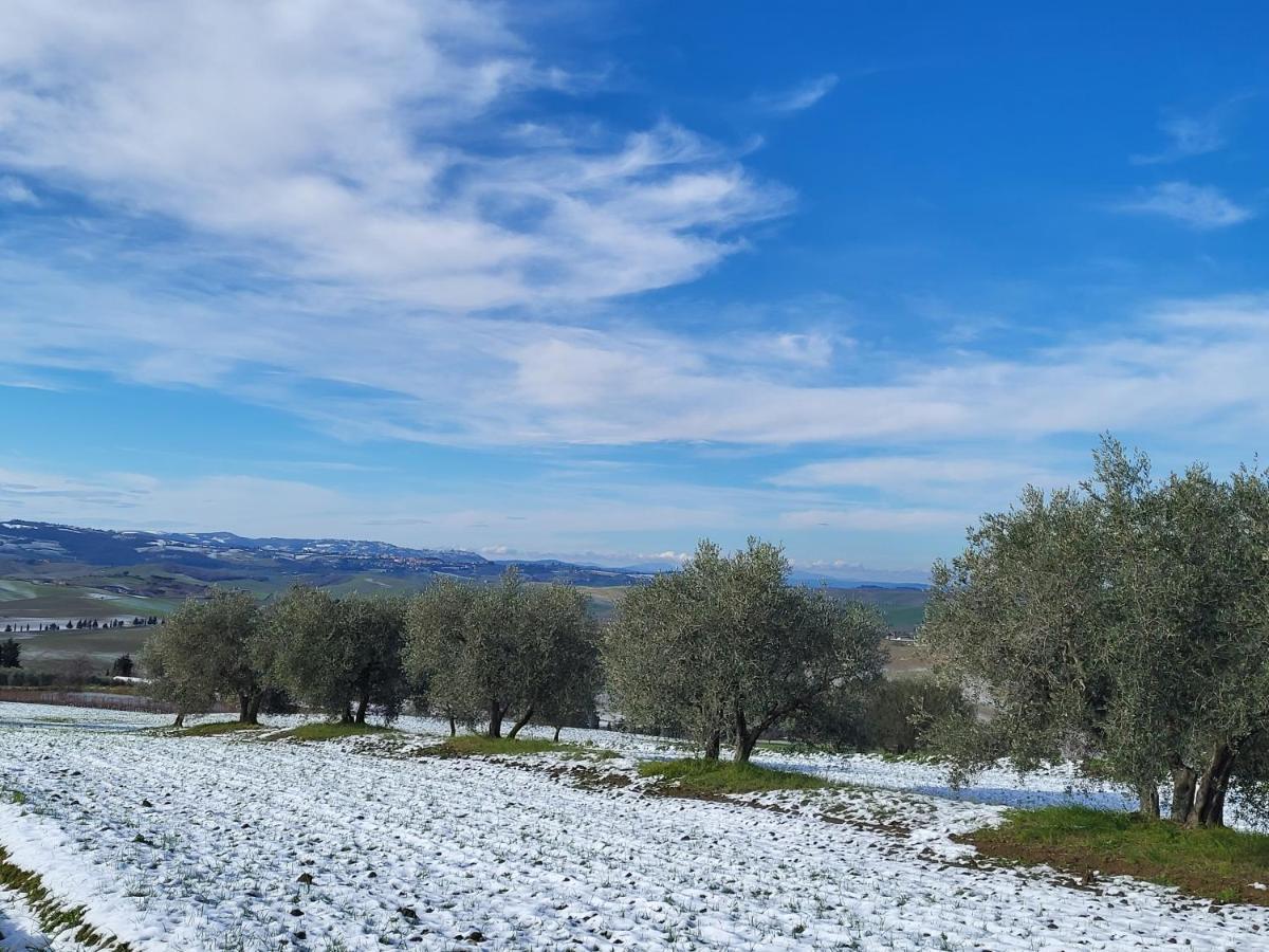 Casa Per L'Osticcio Vista Sulla Val D'Orcia Appartement Montalcino Buitenkant foto