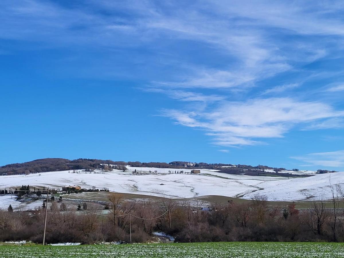 Casa Per L'Osticcio Vista Sulla Val D'Orcia Appartement Montalcino Buitenkant foto