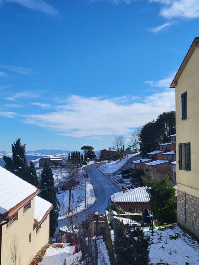 Casa Per L'Osticcio Vista Sulla Val D'Orcia Appartement Montalcino Buitenkant foto