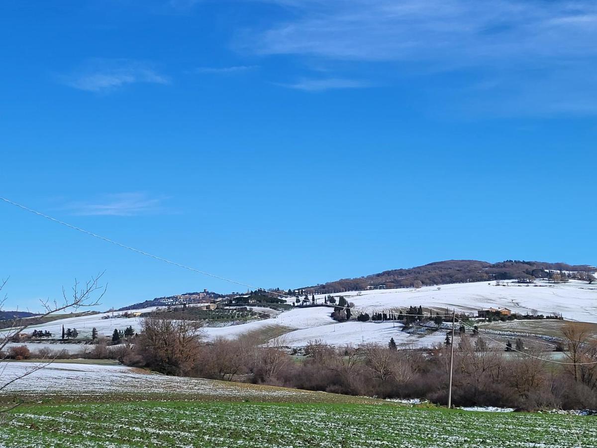 Casa Per L'Osticcio Vista Sulla Val D'Orcia Appartement Montalcino Buitenkant foto